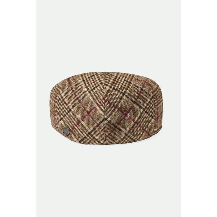 BRIXTON 20TH ANNIVERSARY HOOLIGAN SNAP CAP brown plaid