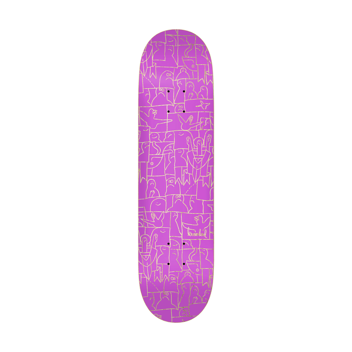 KROOKED KROOKED DECK PP FLOCK PRICEPOINT PINK 8.06 X 31.8