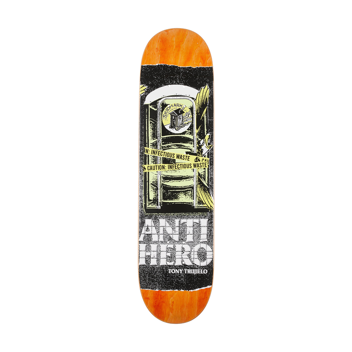 ANTIHERO ANTIHERO DECK INFECTIOUS WASTE TRUJILLO YELLOW 8.06 X 31.8