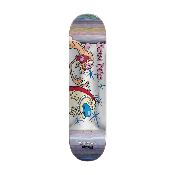 ALMOST ALMOST DECK REN & STIMPY FINGERED R7 DILO 8.375 X 32.19
