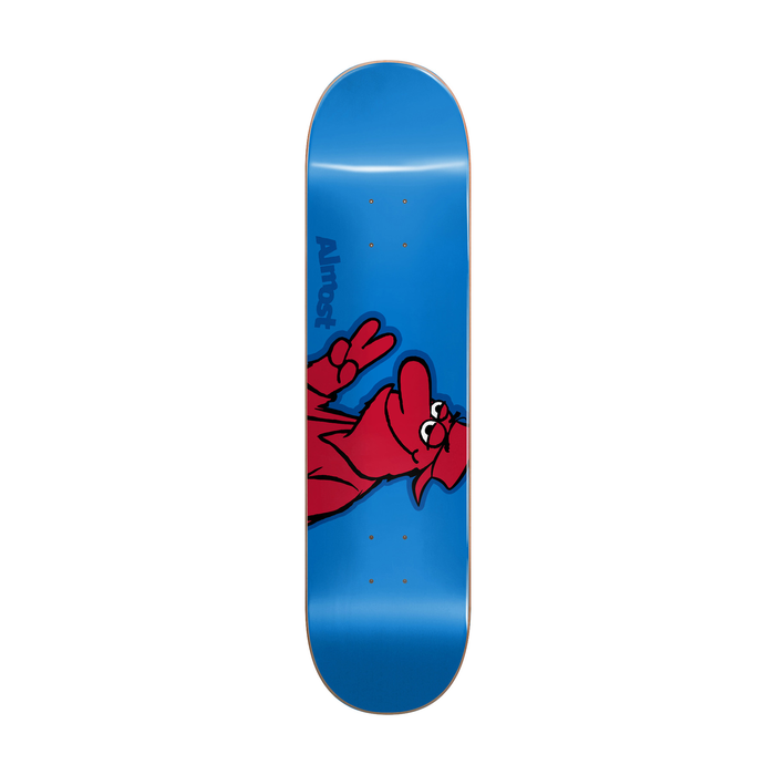 ALMOST ALMOST DECK RED HEAD HYB BLUE 8.375 X 32.06