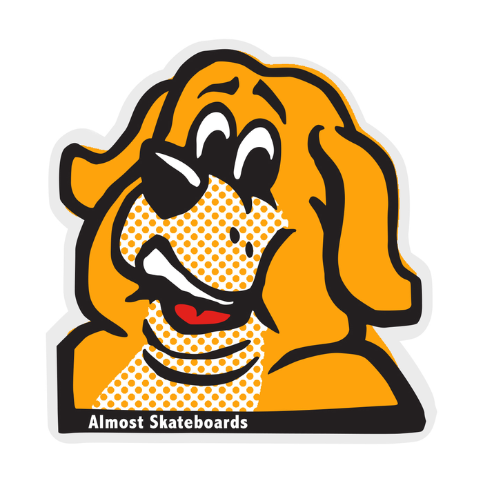 ALMOST ALMOST STICKERS MUTT MULTI