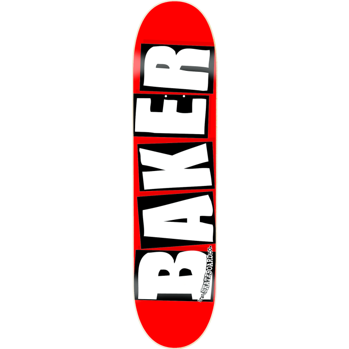 BAKER BAKER DECK BRAND LOGO WHITE 8.0