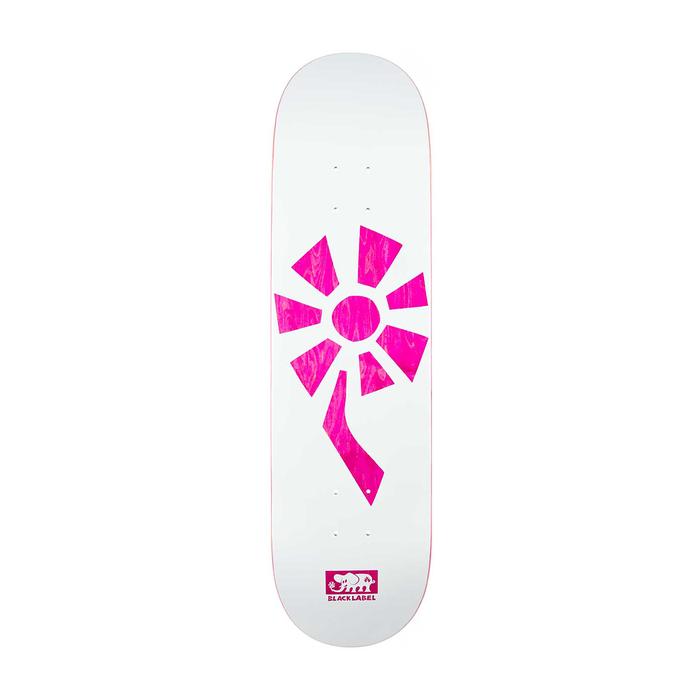 BLACK LABEL BLACK LABEL DECK FLOWER POWER 8.25 X 32.12 WHITE PINK