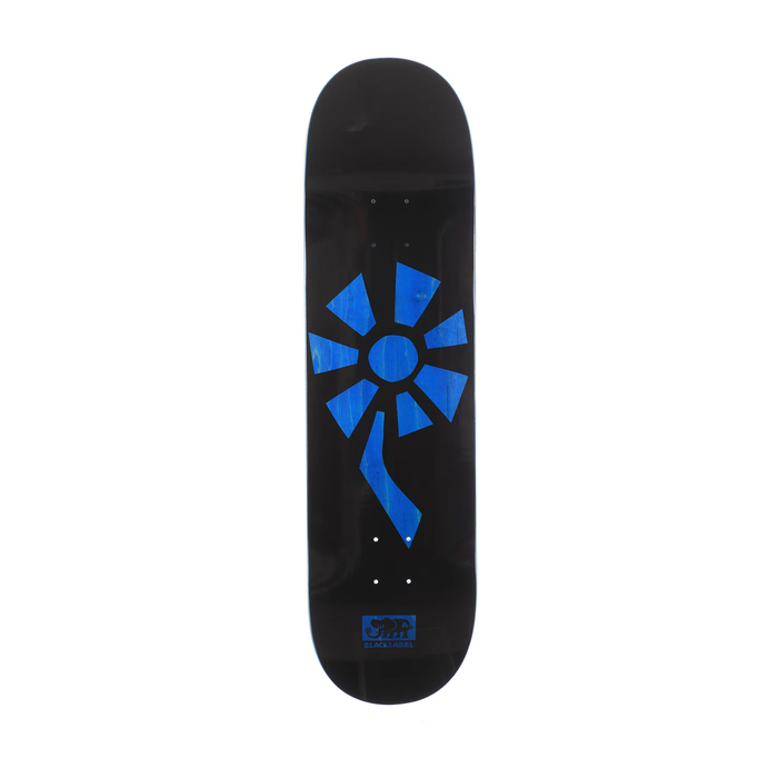 BLACK LABEL BLACK LABEL DECK FLOWER POWER 8.5 X 32.38 BLACK BLUE