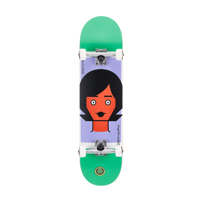 BLIND BLIND COMPLETE 8.0 X 31.56 GIRL DOLL 2 GREEN