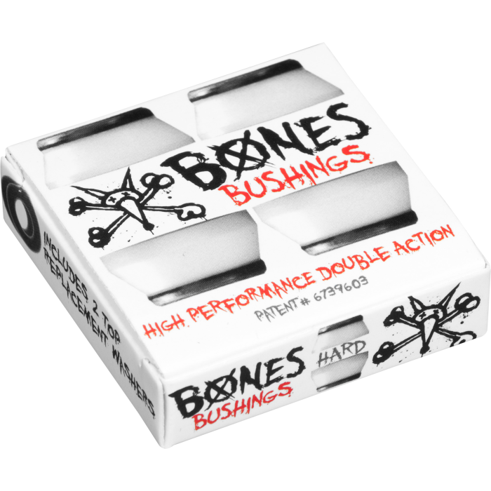 BONES BONES BUSHINGS (JEU DE 4 GOMMES) HARD WHITE