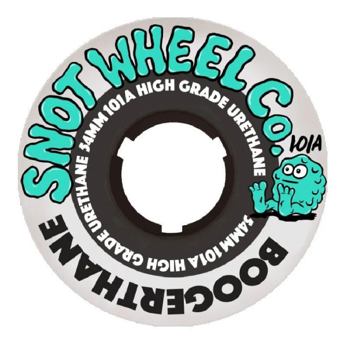 SNOT BOOGERTHANE TEAM WHITE OUTER BLACK CORE 99A 54MM