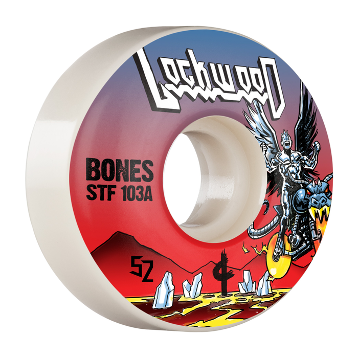 BONES BONES WHEELS (JEU DE 4) STF 52MM V3 LOCKWOOD METAL 103A
