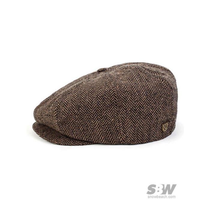 BRIXTON BROOD SNAP brown khaki