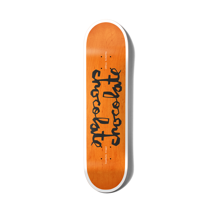 CHOCOLATE CHOCOLATE DECK ROBERTS TWIN CHUNK ORANGE 8.25 X 31.875