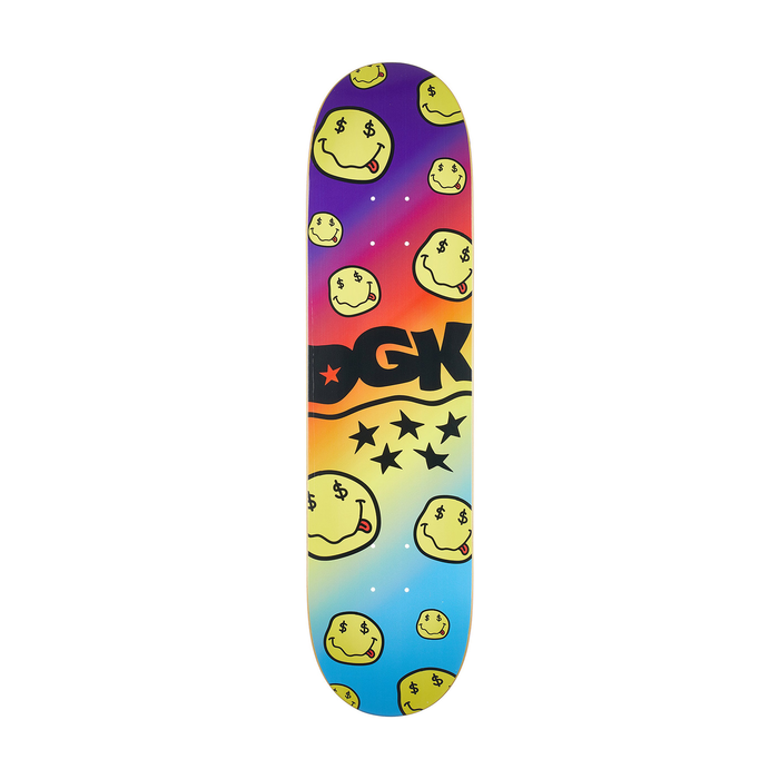 DGK DGK DECK SMILEY RAINBOW 8.06