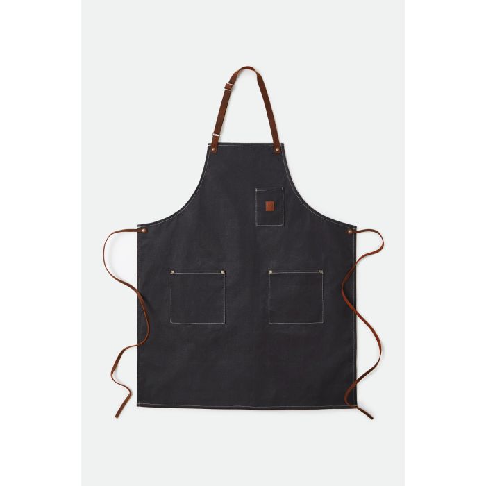 BRIXTON DONE PROPER APRON TABLIER black canvas
