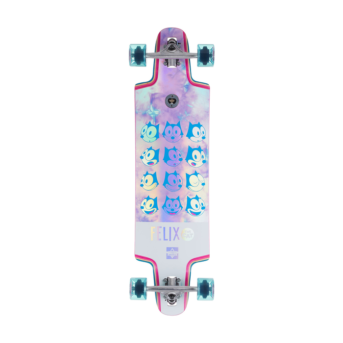 DUSTERS DUSTERS COMPLETE LONGBOARD FELIX CHROME 36 HOLOGRAPHIC