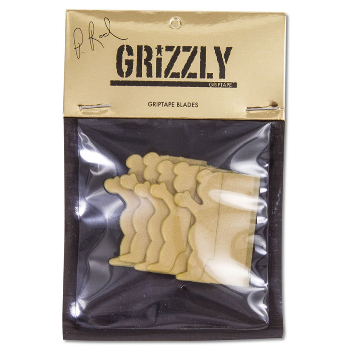 GRIZZLY GRIZZLY PLASTIC BLADE P-ROD GOLD (PACK DE 5)