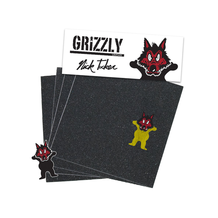 GRIZZLY GRIZZLY GRIP PLAQUE PRO NICK TUCKER WOLF PACK 9 X 33