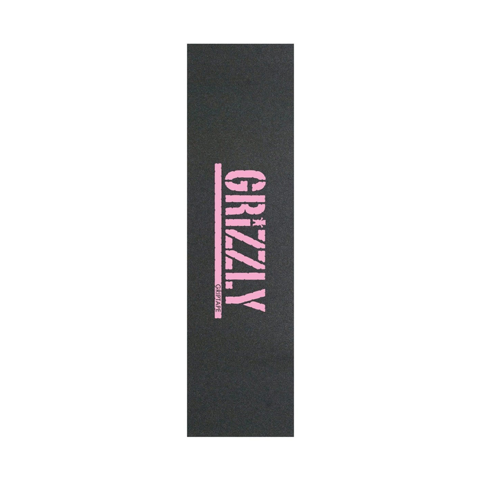 GRIZZLY GRIZZLY GRIP PLAQUE STAMP PRINT PINK 9 X 33