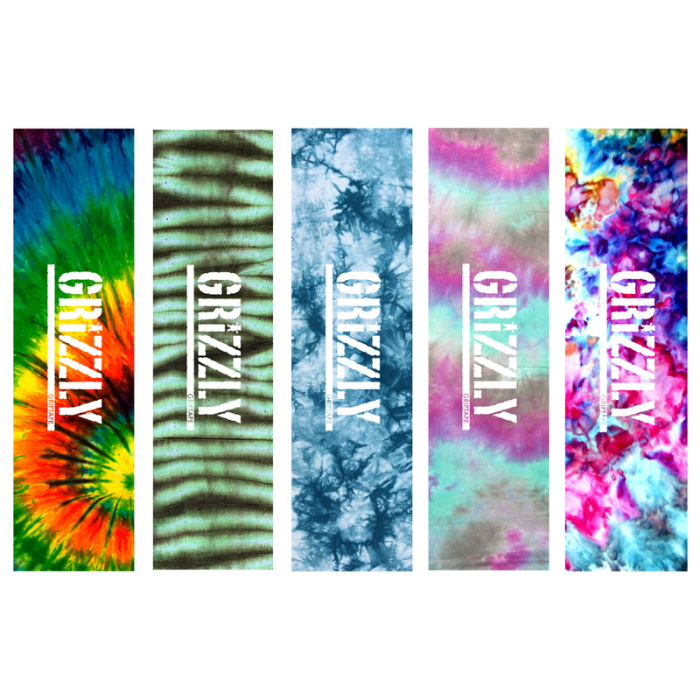 GRIZZLY GRIZZLY GRIP PLAQUE STAMP TIE DYE II ASSORTED 9 X 33