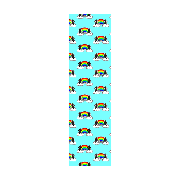 GRIZZLY GRIZZLY GRIP PLAQUE OVER THE RAINBOW BLUE 9 X 33