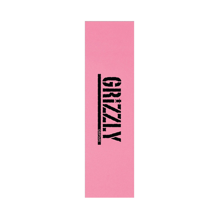 GRIZZLY GRIZZLY GRIP PLAQUE STAMP PINK BLACK 9 X 33
