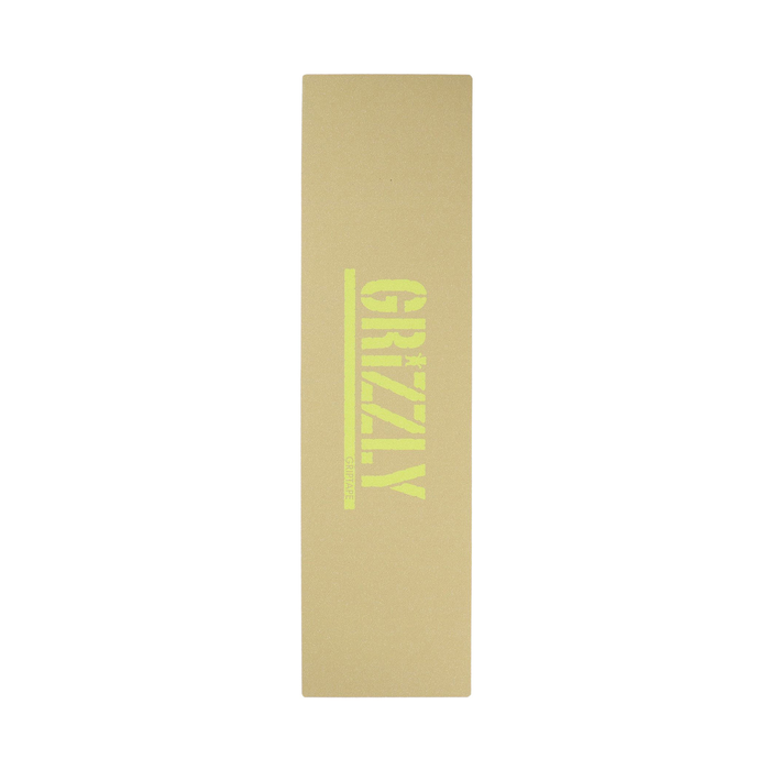 GRIZZLY GRIZZLY GRIP PLAQUE STAMP SAND YELLOW 9 X 33