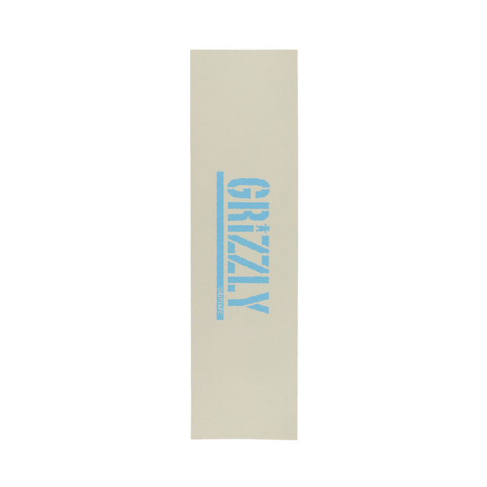 GRIZZLY GRIZZLY GRIP PLAQUE STAMP LIGHT GREY BLUE 9 X 33