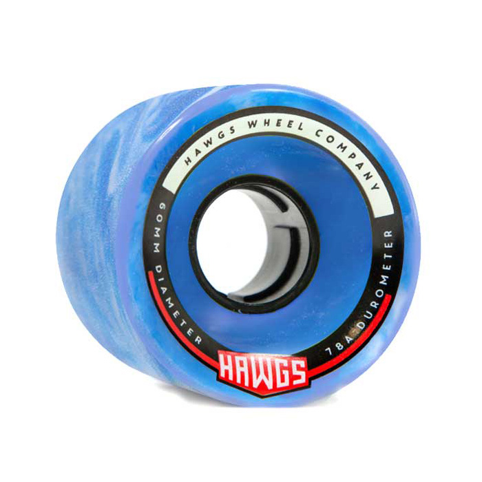 HAWGS WHEELS HAWGS WHEELS (JEU DE 4) 60MM CHUBBY 78A BLUE WHITE