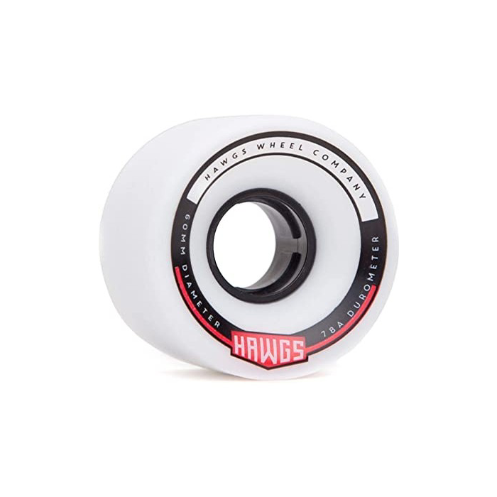 HAWGS WHEELS HAWGS WHEELS (JEU DE 4) 63MM FATTY 78A WHITE