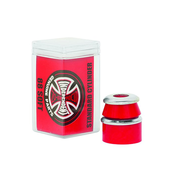 INDY INDEPENDENT BUSHINGS (JEU DE 4) CYLINDER SOFT 88A RED