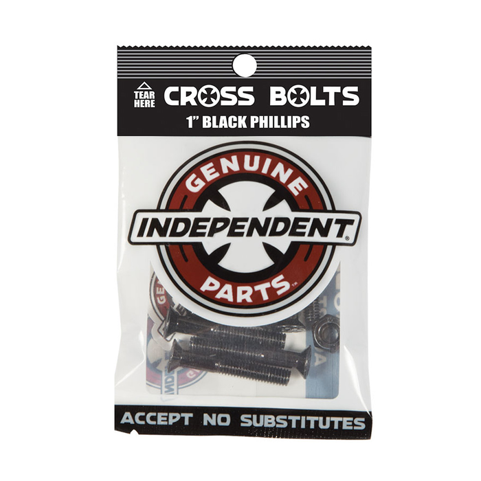 INDY INDEPENDENT VISSERIE (JEU DE 8) GP PHILLIPS 1 POUCE BLACK