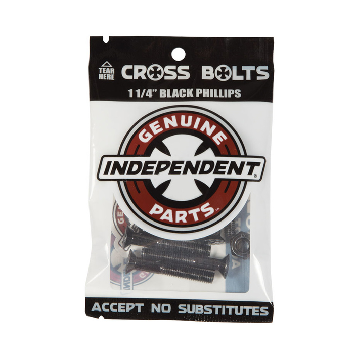 INDY INDEPENDENT VISSERIE (JEU DE 8) GP PHILLIPS 1.25 POUCE BLACK