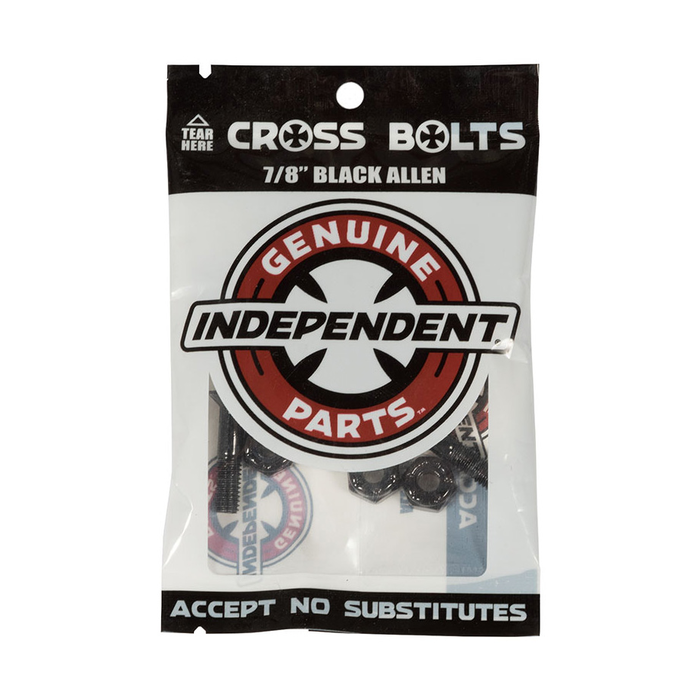 INDY INDEPENDENT VISSERIE (JEU DE 8) GP ALLEN 0.875 POUCE BLACK