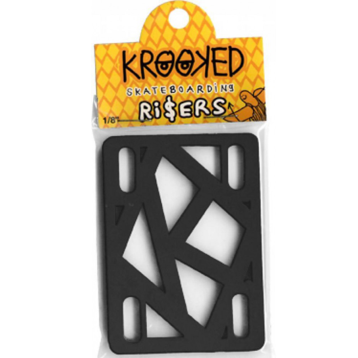 KROOKED KROOKED PADS (JEU DE 2) BLACK 0.25 POUCE