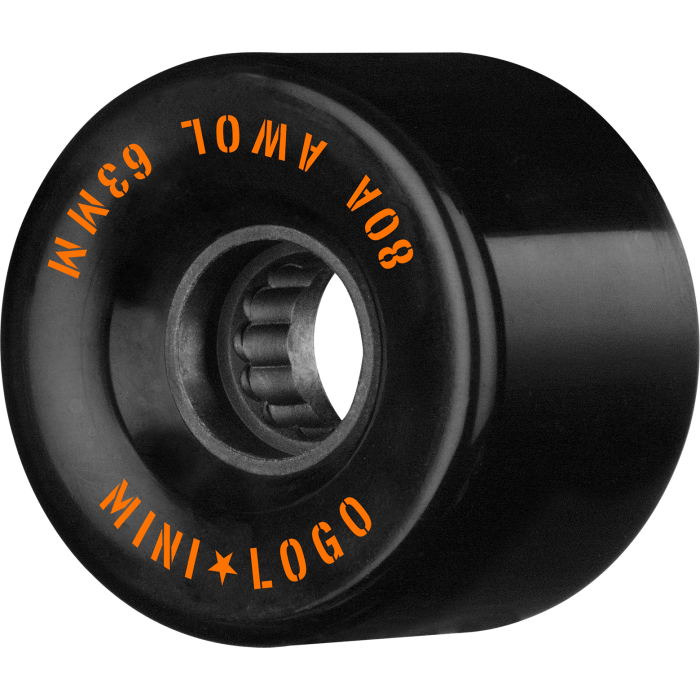 MINI LOGO MINI LOGO WHEELS (JEU DE 4) 63MM AWOL 80A BLACK