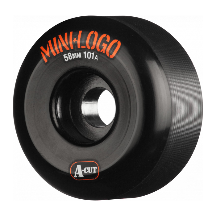 MINI LOGO MINI LOGO WHEELS (JEU DE 4) 58MM A-CUT 101A BLACK