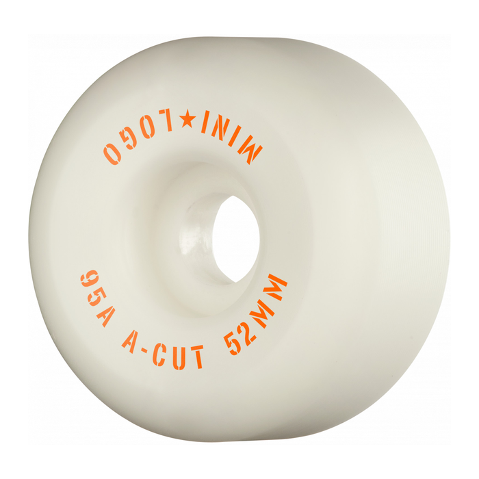 MINI LOGO MINI LOGO WHEELS (JEU DE 4) 52MM A-CUT 95A HYBRID WHITE