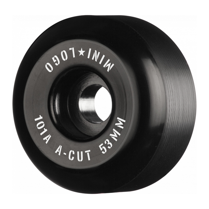 MINI LOGO MINI LOGO WHEELS (JEU DE 4) 53MM A-CUT II 101A BLACK