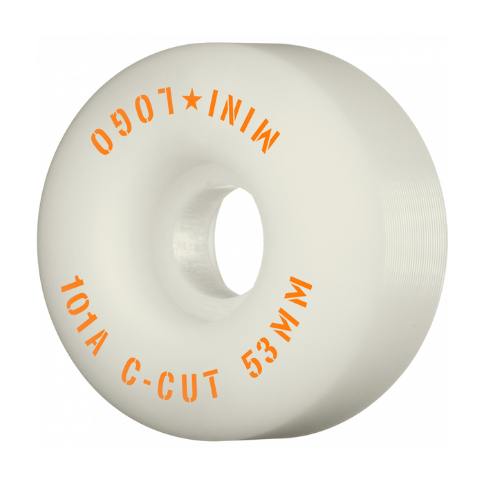 MINI LOGO MINI LOGO WHEELS (JEU DE 4) 53MM C-CUT II 101A WHITE