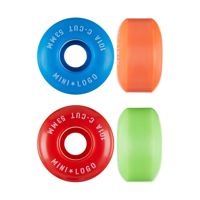 MINI LOGO MINI LOGO WHEELS (JEU DE 4) 53MM C-CUT II 101A
