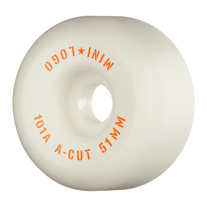 MINI LOGO MINI LOGO WHEELS (JEU DE 4) 51MM A-CUT II 101A WHITE