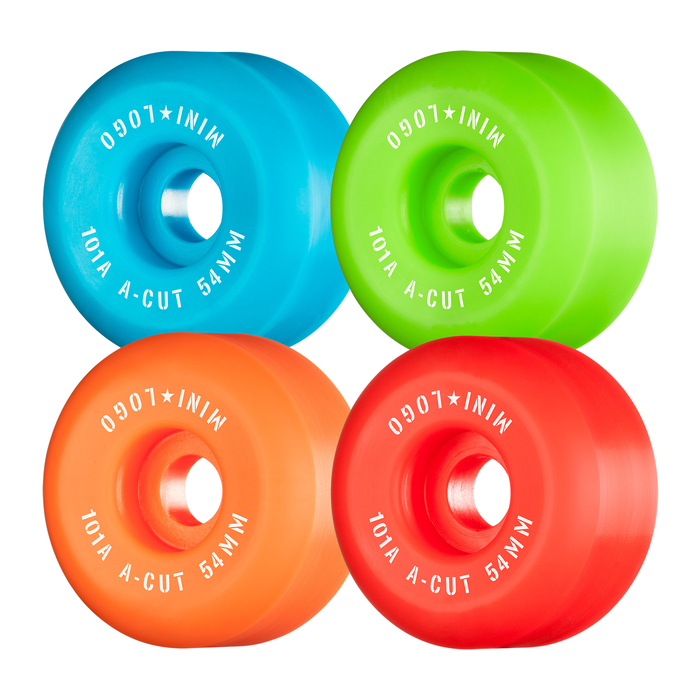 MINI LOGO MINI LOGO WHEELS (JEU DE 4) 54MM A-CUT II 101A ASSORTED