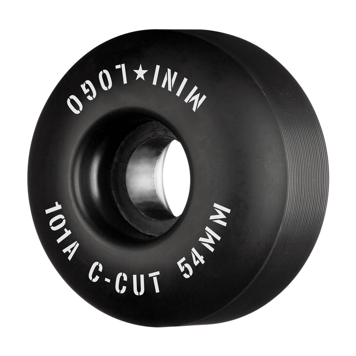 MINI LOGO MINI LOGO WHEELS (JEU DE 4) 54MM C-CUT II 101A BLACK