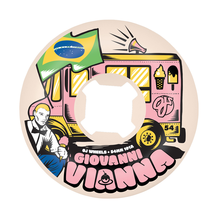 OJ WHEELS (JEU DE 4) 54MM TBD PRO ELITE MINI COMBO 101A