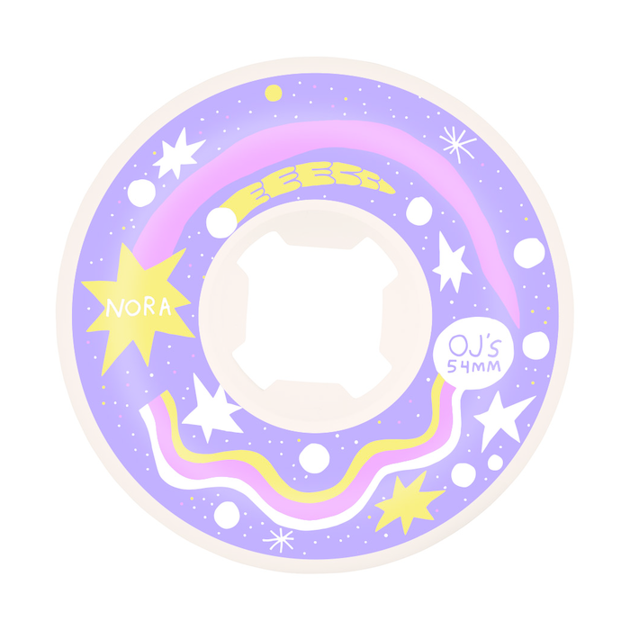 OJ WHEELS (JEU DE 4) 54MM NORA DREAMS ELITE EZ EDGE 101A
