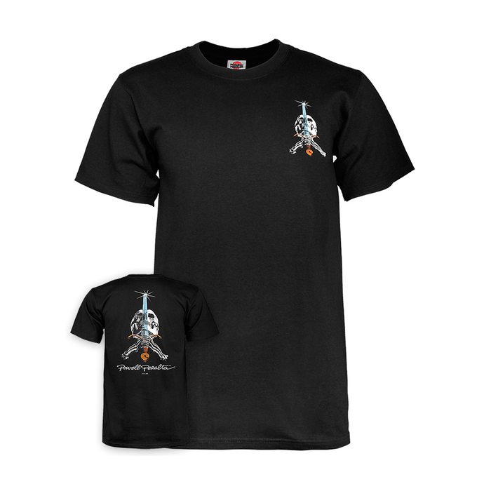 POWELL PERALTA SKULL AND SWORD TEESHIRT black