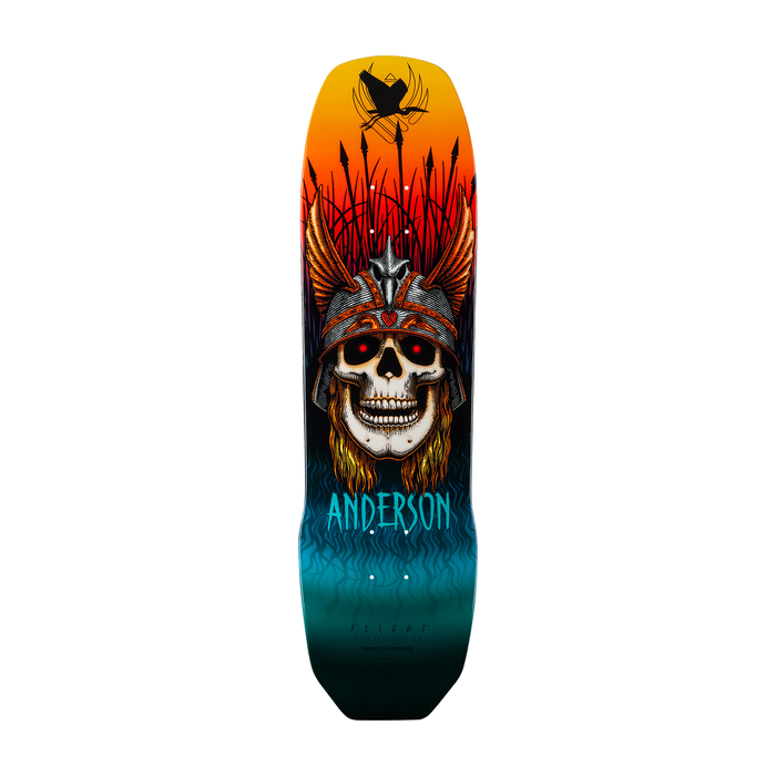 POWELL PERALTA POWELL PERALTA DECK FLIGHT ANDERSON HERON SKULL 8.45 X 31.8