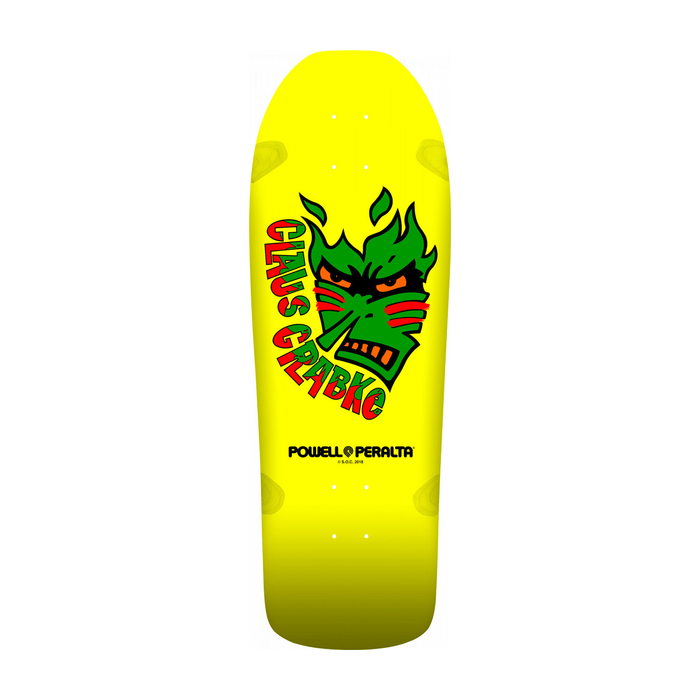 POWELL PERALTA POWELL PERALTA DECK REISSUE CLAUS BRABKE YELLOW 10.25 X 30.5