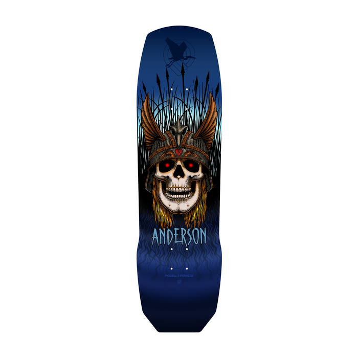 POWELL PERALTA POWELL PERALTA DECK ANDY ANDERSON HERON BLUE 9.13 X 32.8