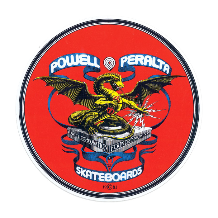 POWELL PERALTA POWELL PERALTA STICKERS BANNER DRAGON 4
