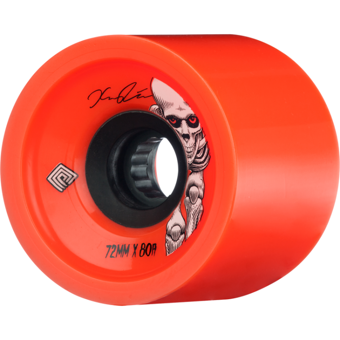 POWELL PERALTA POWELL PERALTA WHEELS (JEU DE 4) 72MM KEVIN REIMER 80A RED